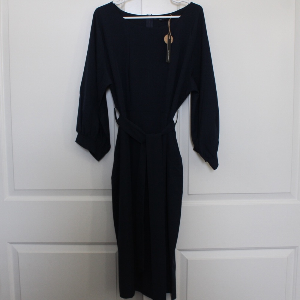 Alpheligance Navy Blue Dress